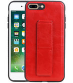 Grip Stand Hardcase Backcover voor iPhone 8 Plus / 7 Plus Rood