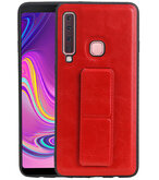 Grip Stand Hardcase Backcover voor Samsung Galaxy A9 (2018) Rood