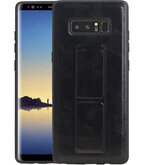 Grip Stand Hardcase Backcover voor Samsung Galaxy Note 8 Zwart