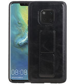 Grip Stand Hardcase Backcover voor Huawei Mate 20 Pro Zwart