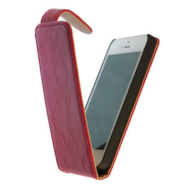 BestCases Luxe Kreukelleer Flipcase Hoesje voor Samsung Galaxy Express Roze