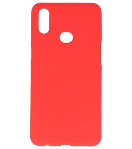 Color Backcover voor Samsung Galaxy A10s Rood