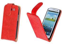 Bestcases Vintage Oranje Flipcase Hoesje voor Samsung Galaxy S3 i9300