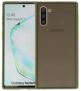 Kleurcombinatie Hard Case voor Samsung Galaxy Note 10 Groen