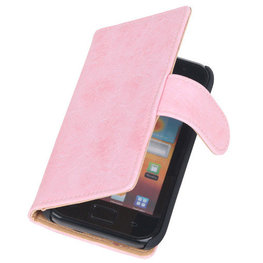 Bestcases Vintage Light Pink Book Cover Hoesje voor Samsung Galaxy Note 3