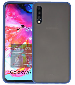 Kleurcombinatie Hard Case voor Samsung Galaxy A70 Blauw