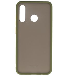 Kleurcombinatie Hard Case voor Huawei P30 Lite Groen