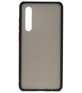 Kleurcombinatie Hard Case voor Huawei P30 Zwart Kleurcombinatie Hard Case voor Huawei P30 Zwart