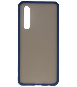 Kleurcombinatie Hard Case voor Huawei P30 Blauw Kleurcombinatie Hard Case voor Huawei P30 Blauw