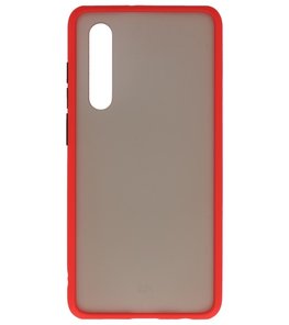 Kleurcombinatie Hard Case voor Huawei P30 Rood Kleurcombinatie Hard Case voor Huawei P30 Rood