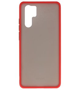 Kleurcombinatie Hard Case voor Huawei P30 Pro Rood