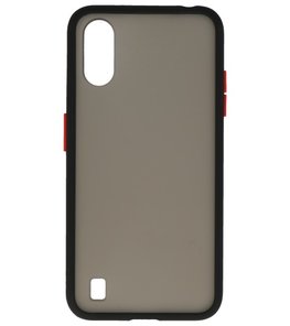 Kleurcombinatie Hard Case voor Samsung Galaxy A01 Zwart Kleurcombinatie Hard Case voor Samsung Galaxy A01 Zwart
