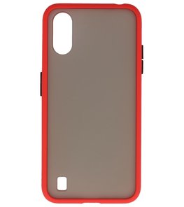 Kleurcombinatie Hard Case voor Samsung Galaxy A01 Rood Kleurcombinatie Hard Case voor Samsung Galaxy A01 Rood