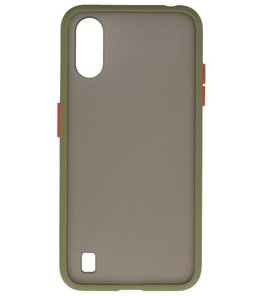 Kleurcombinatie Hard Case voor Samsung Galaxy A01 Groen Kleurcombinatie Hard Case voor Samsung Galaxy A01 Groen