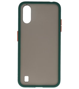 Kleurcombinatie Hard Case voor Samsung Galaxy A01 Donker Groen Kleurcombinatie Hard Case voor Samsung Galaxy A01 Donker Groen