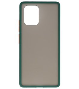 Kleurcombinatie Hard Case voor Samsung Galaxy S10 Lite Donker Groen
