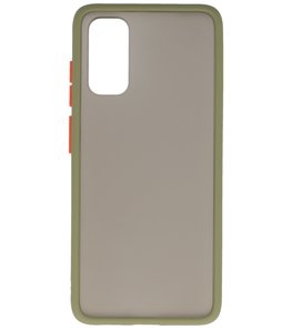 Kleurcombinatie Hard Case voor Samsung Galaxy S20 Groen Kleurcombinatie Hard Case voor Samsung Galaxy S20 Groen