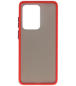 Kleurcombinatie Hard Case voor Samsung Galaxy S20 Ultra Rood