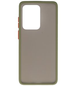 Kleurcombinatie Hard Case voor Samsung Galaxy S20 Ultra Groen