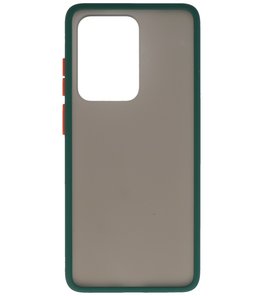 Kleurcombinatie Hard Case voor Samsung Galaxy S20 Ultra Donker Groen