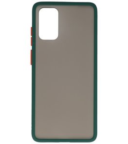 Kleurcombinatie Hard Case voor Samsung Galaxy S20 Plus Donker Groen Kleurcombinatie Hard Case voor Samsung Galaxy S20 Plus Donker Groen