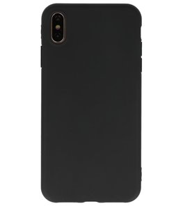 Backcover voor de iPhone XS Max Zwart Backcover voor de iPhone XS Max Zwart