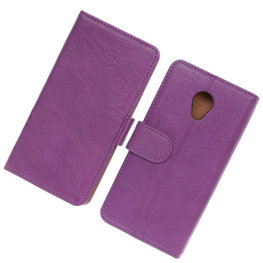 BestCases Lila Luxe Echt Lederen Booktype Hoesje voor HTC Desire 700 BestCases Lila Luxe Echt Lederen Booktype Hoesje voor HTC Desire 700