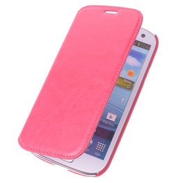 Bestcases Fuchsia Map Case Book Cover Hoesje voor Samsung Galaxy S4 Bestcases Fuchsia Map Case Book Cover Hoesje voor Samsung Galaxy S4