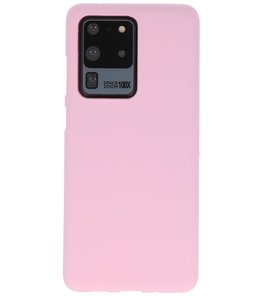 Color Telefoonhoesje voor Samsung Galaxy S20 Ultra Roze