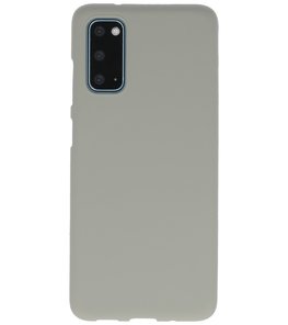 Color Telefoonhoesje voor Samsung Galaxy S20 Grijs Color Telefoonhoesje voor Samsung Galaxy S20 Grijs