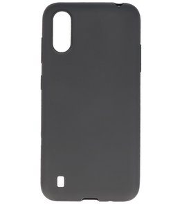 Color Telefoonhoesje voor Samsung Galaxy A01 Zwart Color Telefoonhoesje voor Samsung Galaxy A01 Zwart