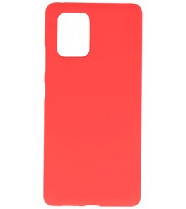 Color Telefoonhoesje voor Samsung Galaxy S10 Lite Rood