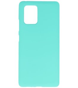Color Telefoonhoesje voor Samsung Galaxy S10 Lite Turquoise