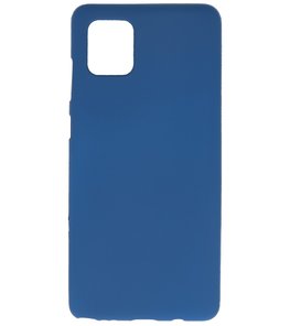 Color Telefoonhoesje voor Samsung Galaxy Note 10 Lite Navy Color Telefoonhoesje voor Samsung Galaxy Note 10 Lite Navy