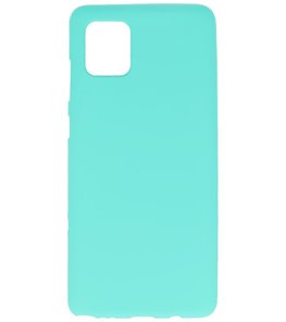 Color Telefoonhoesje voor Samsung Galaxy Note 10 Lite Turquoise Color Telefoonhoesje voor Samsung Galaxy Note 10 Lite Turquoise