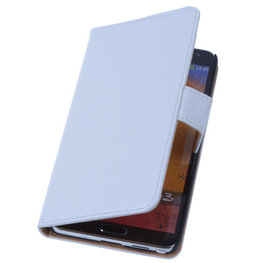 PU Leder Wit Hoesje voor Samsung Galaxy Note 3 Book/Wallet Case/Cover
