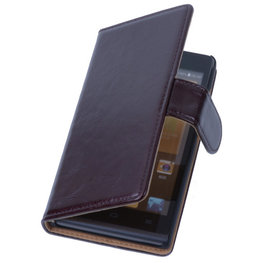 PU Leder Hoesje voor Huawei Ascend G6 Book/Wallet Case/Cover Mocca