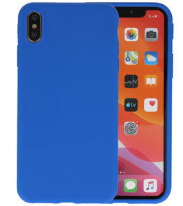 Bestcases 2.0 Telefoonhoesje Backcover iPhone Xs Max - Blauw Bestcases 2.0 Telefoonhoesje Backcover iPhone Xs Max - Blauw
