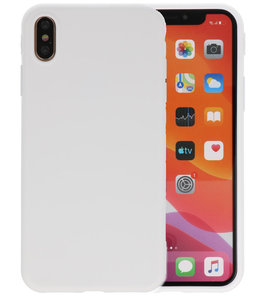 Bestcases 2.0 mm Telefoonhoesje Backcover iPhone X / iPhone XS - Wit Bestcases 2.0 mm Telefoonhoesje Backcover iPhone X / iPhone XS - Wit