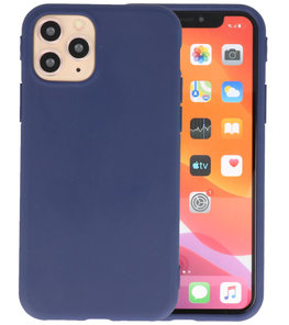 Bestcases 2.0 mm Telefoonhoesje Backcover Hoesje iPhone 11 Pro - Navy Bestcases 2.0 mm Telefoonhoesje Backcover Hoesje iPhone 11 Pro - Navy