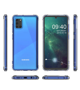 Schokbestendig TPU hoesje Samsung Galaxy A31 Transparant