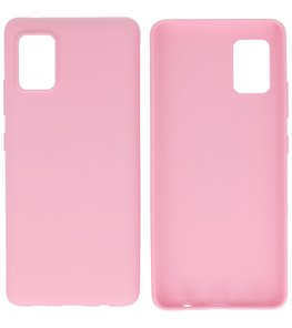 Color Backcover Telefoonhoesje voor Samsung Galaxy A31 - Roze
