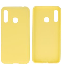 Color Backcover Telefoonhoesje voor Samsung Galaxy A70e - Geel