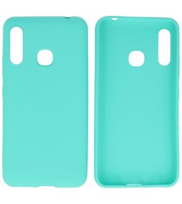 Color Backcover Telefoonhoesje voor Samsung Galaxy A70e - Turquoise