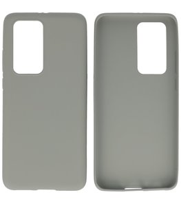 Color Backcover Telefoonhoesje voor Huawei P40 Pro - Grijs Color Backcover Telefoonhoesje voor Huawei P40 Pro - Grijs