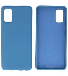 Fashion Backcover Telefoonhoesje voor Samsung Galaxy A41 - Navy