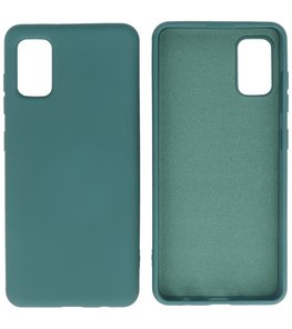 Fashion Backcover Telefoonhoesje voor Samsung Galaxy A41 - Donker Groen