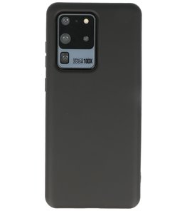 Fashion Backcover Telefoonhoesje voor Samsung Galaxy S20 ULtra - Zwart