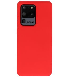 Fashion Backcover Telefoonhoesje voor Samsung Galaxy S20 ULtra - Rood