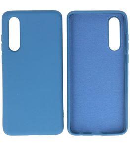 Fashion Backcover Telefoonhoesje voor Huawei P30 - Navy Fashion Backcover Telefoonhoesje voor Huawei P30 - Navy